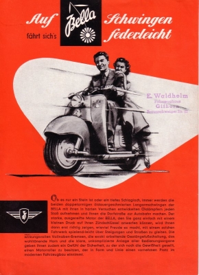 Zündapp Bella R 201 Prospekt 1956