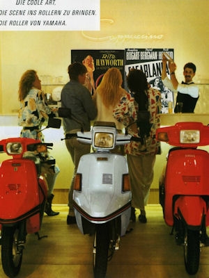 Yamaha scooter program 1985