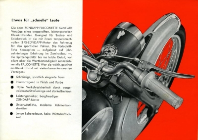 Zündapp Falconette Prospekt 1960
