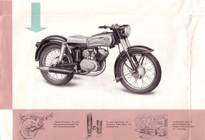 Zündapp Elastic Prospekt 1954