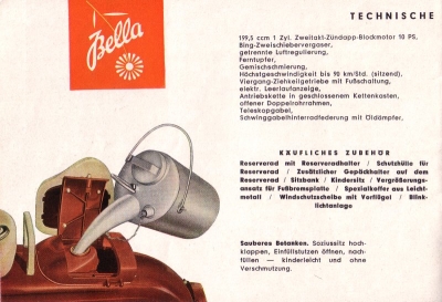 Zündapp Bella Prospekt 1955