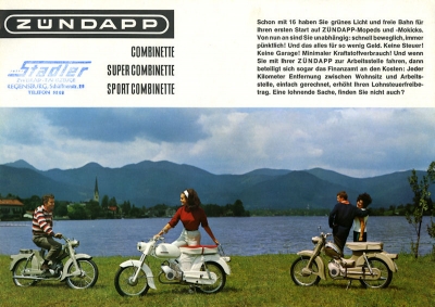 Zündapp Combinette brochure 1965