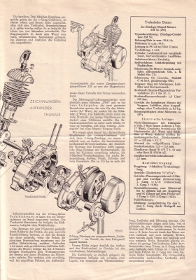 Zündapp Sonderdruck Test Combinette 404 1955