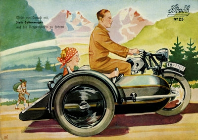 Steib sidecar program 1937