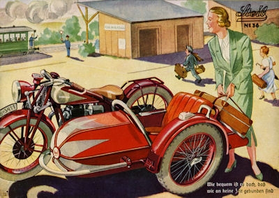 Steib sidecar program 1937