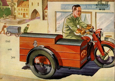 Steib sidecar program 1937