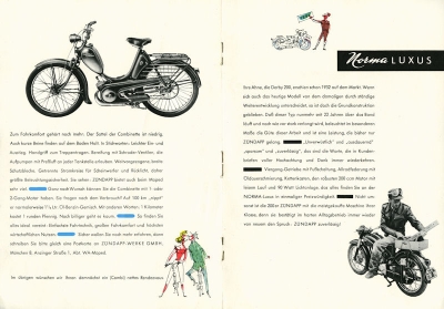 Zündapp Programm 1955