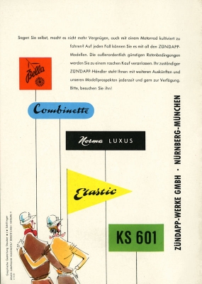 Zündapp Programm 1955