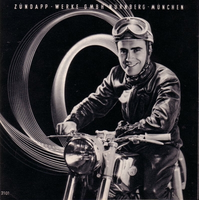 Zündapp 500 000 Motorräder Prospekt 1954