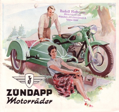 Zündapp program ca. 1950