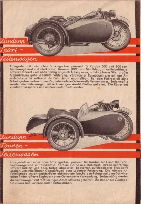 Zündapp Programm 1934