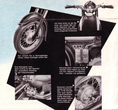 Zündapp 200 S Prospekt 1955