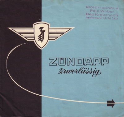 Zündapp Prospekt 1952