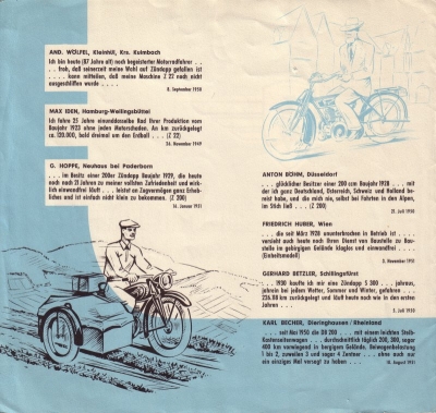 Zündapp Prospekt 1952