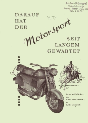 Achilles Sport-scooter brochure 1954