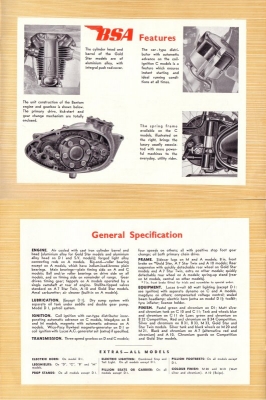 BSA Programm 1951