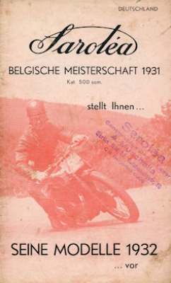 Sarolea Programm 1932