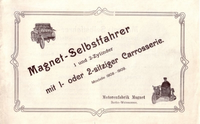 Magnet Programm 1908-1909