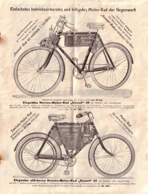 Komet brochure 1905