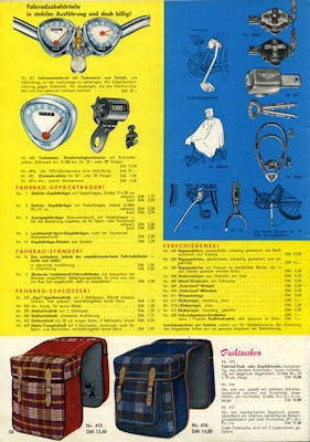 Vaterland Fahrrad Programm 1968