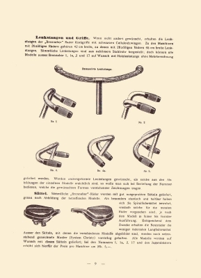 Brennabor Programm 1903 Teil 1