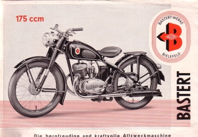 Bastert 175ccm Prospekt 1950