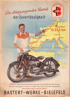 Bastert B/MG 175 F Prospekt 1951