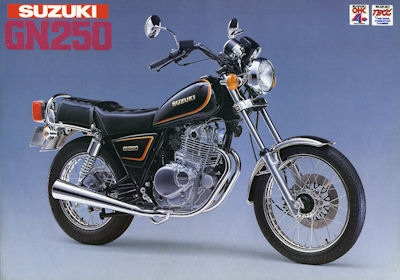 Suzuki GN 250 brochure 1981