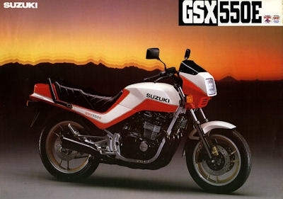 Suzuki GSX 550 E brochure 1983