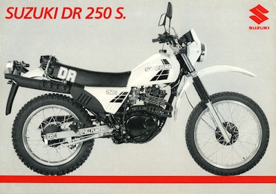 Suzuki DR 250 S brochure 1984