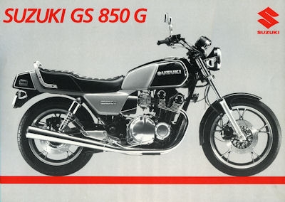 Suzuki GS 850 G brochure 1984