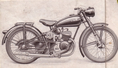 Bismarck bicycle + motorcycle brochure 1949