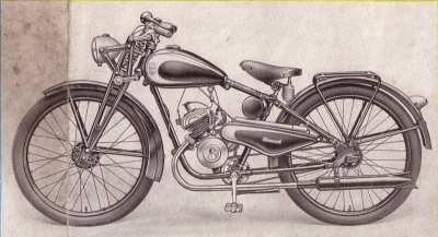 Bismarck bicycle + motorcycle brochure 1949