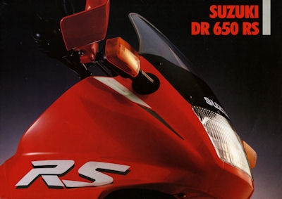 Suzuki DR 650 RS brochure 1990