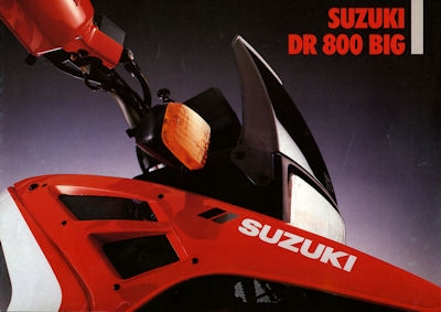 Suzuki DR 800 Big brochure 1990