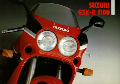 Suzuki GSX-R 1100 brochure 1990