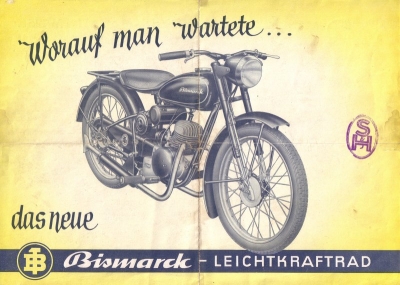 Bismarck LM 125 K brochure ca. 1952