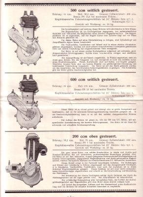 Blackburne Motoren und Preise Prospekt 1930