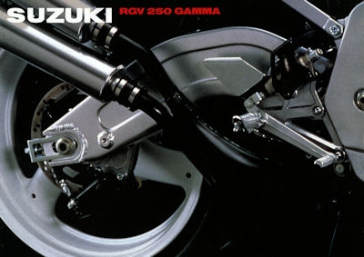 Suzuki RGV 250 Gamma brochure 1991