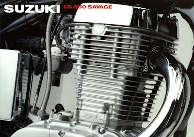 Suzuki LS 650 Savage brochure 1991