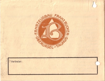 Bücker T 1 100ccm Prospekt 1934