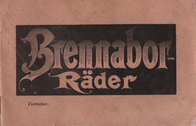 Brennabor Fahrrad Programm 1896 Teil 1