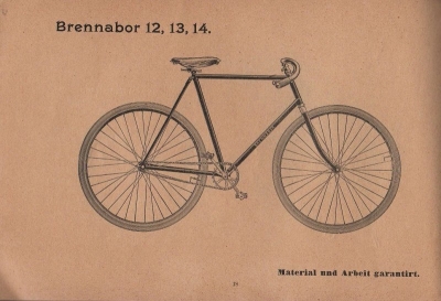 Brennabor Fahrrad Programm 1896 Teil 1