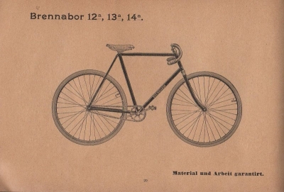 Brennabor Fahrrad Programm 1896 Teil 1