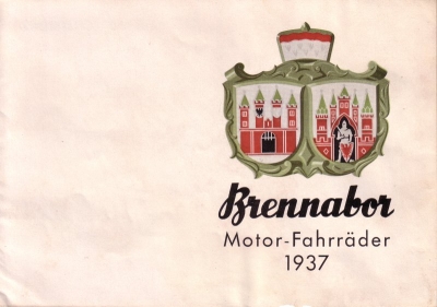 Brennabor Motorfahrrad Prospekt 3/1937