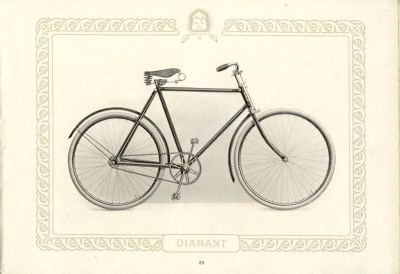 Diamant bicycle program 1912