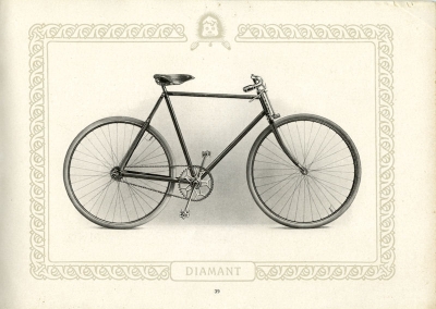 Diamant bicycle program 1912