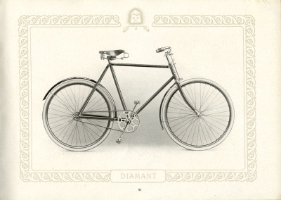 Diamant bicycle program 1912