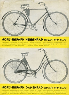 Triumph bicycle program 1931