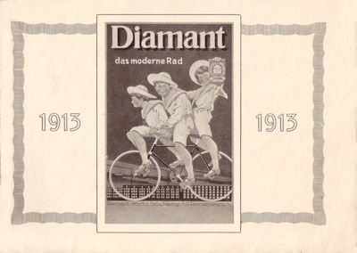Diamant bicycle program 1913